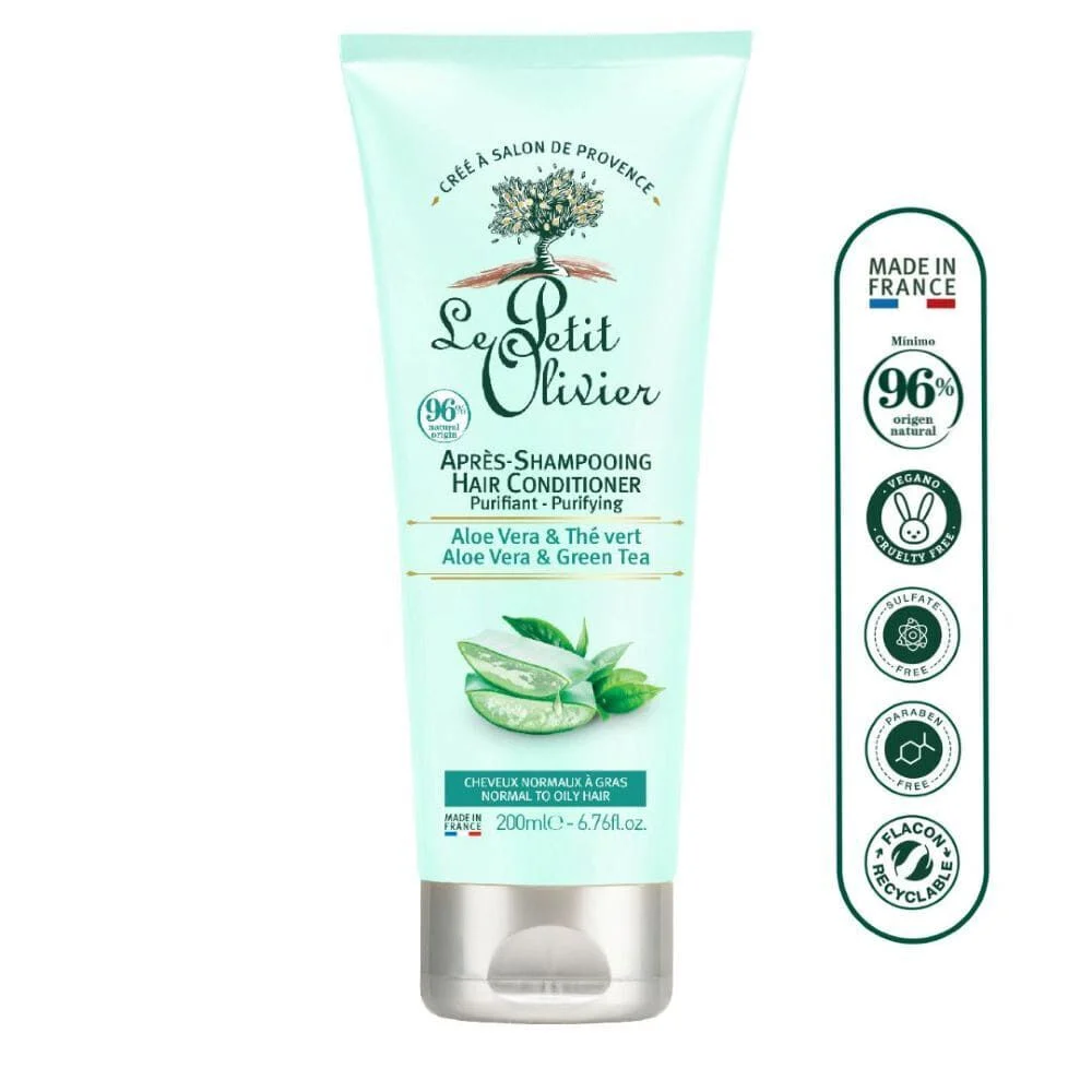 Le Petit Olivier Acondicionador Micelar Purificante 200 ml - Aloe Vera y Té V...