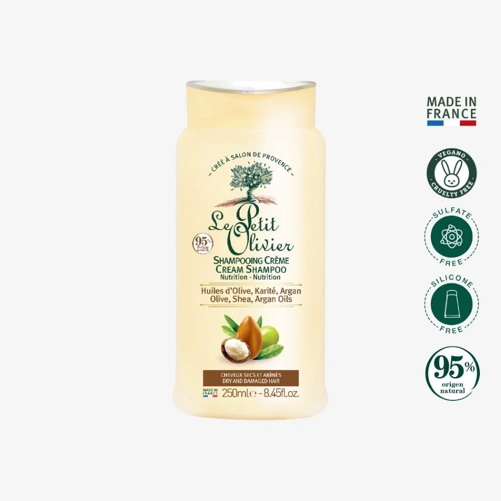 Le Petit Olivier Shampooing Crème Nutrition para Cabello Seco 250 ml