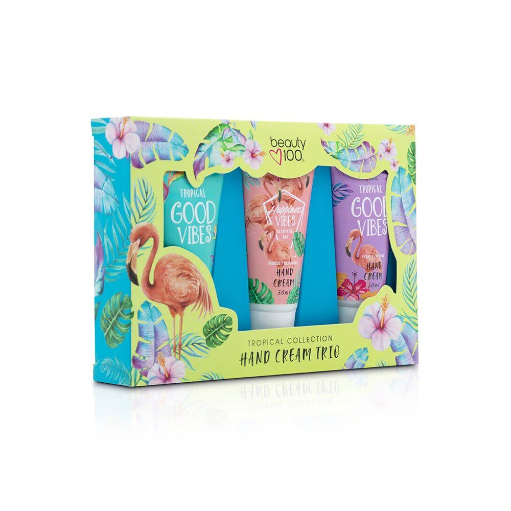 Beauty 100 Tropical Collection 3 Cremas de Manos 150 ml