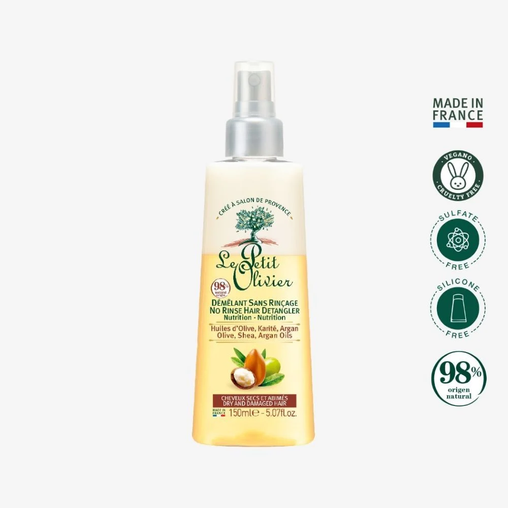 Le Petit Olivier Desenredante Bifásico Oliva, Argán y Karité 150 ml