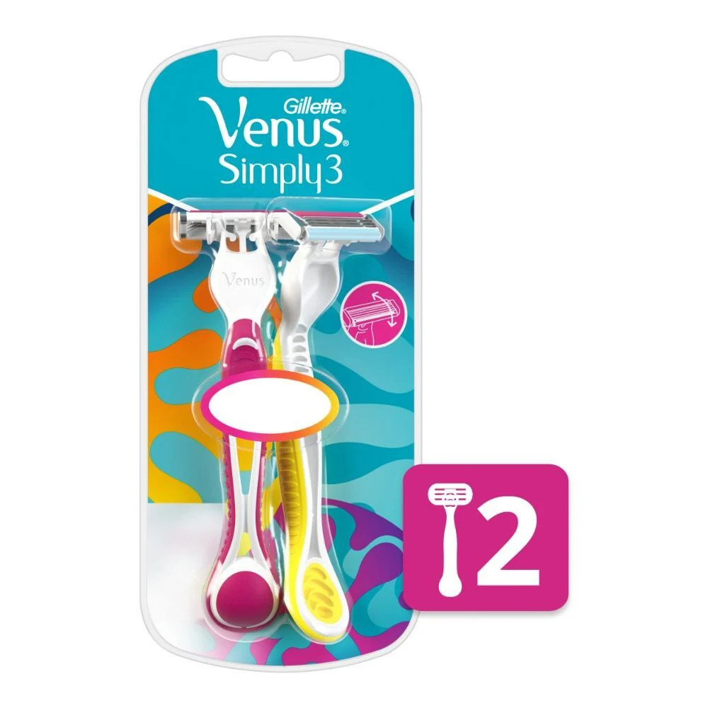 Venus Simply 3 Máquina Afeitar 2 Unidades - Gillette