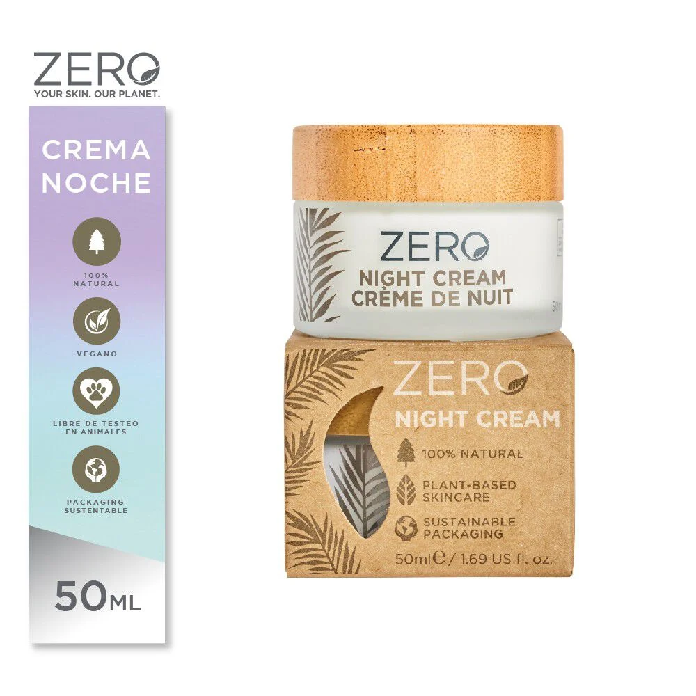 ZERO Crema Noche Regeneradora 100% Natural 50 ml