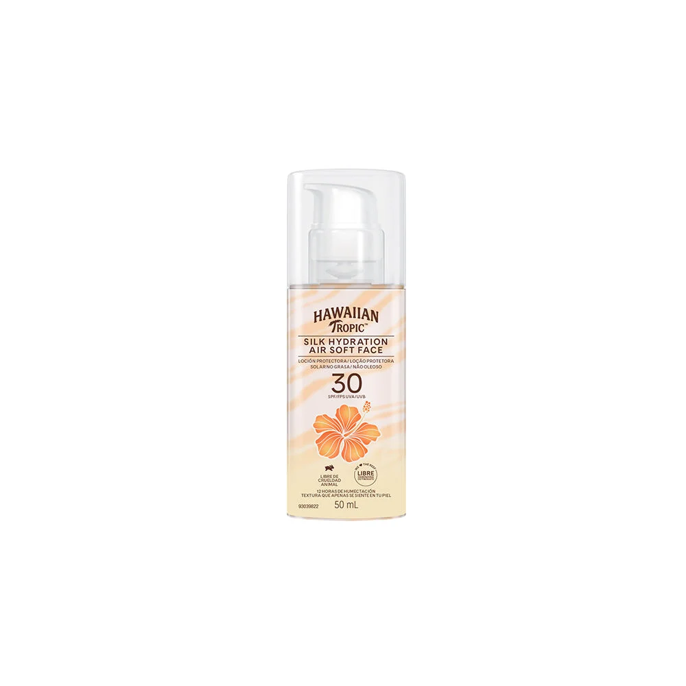 Hawaiian Tropic Protector Solar Silk Hydration Air Soft Face SPF 30 50 ml