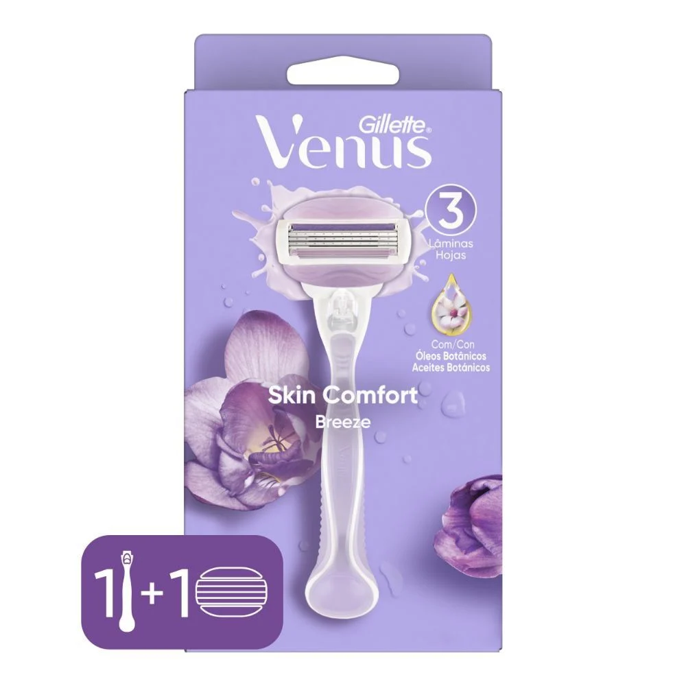 Gillette Venus Skin Comfort Breeze Kit - Máquina + 1 Cartucho