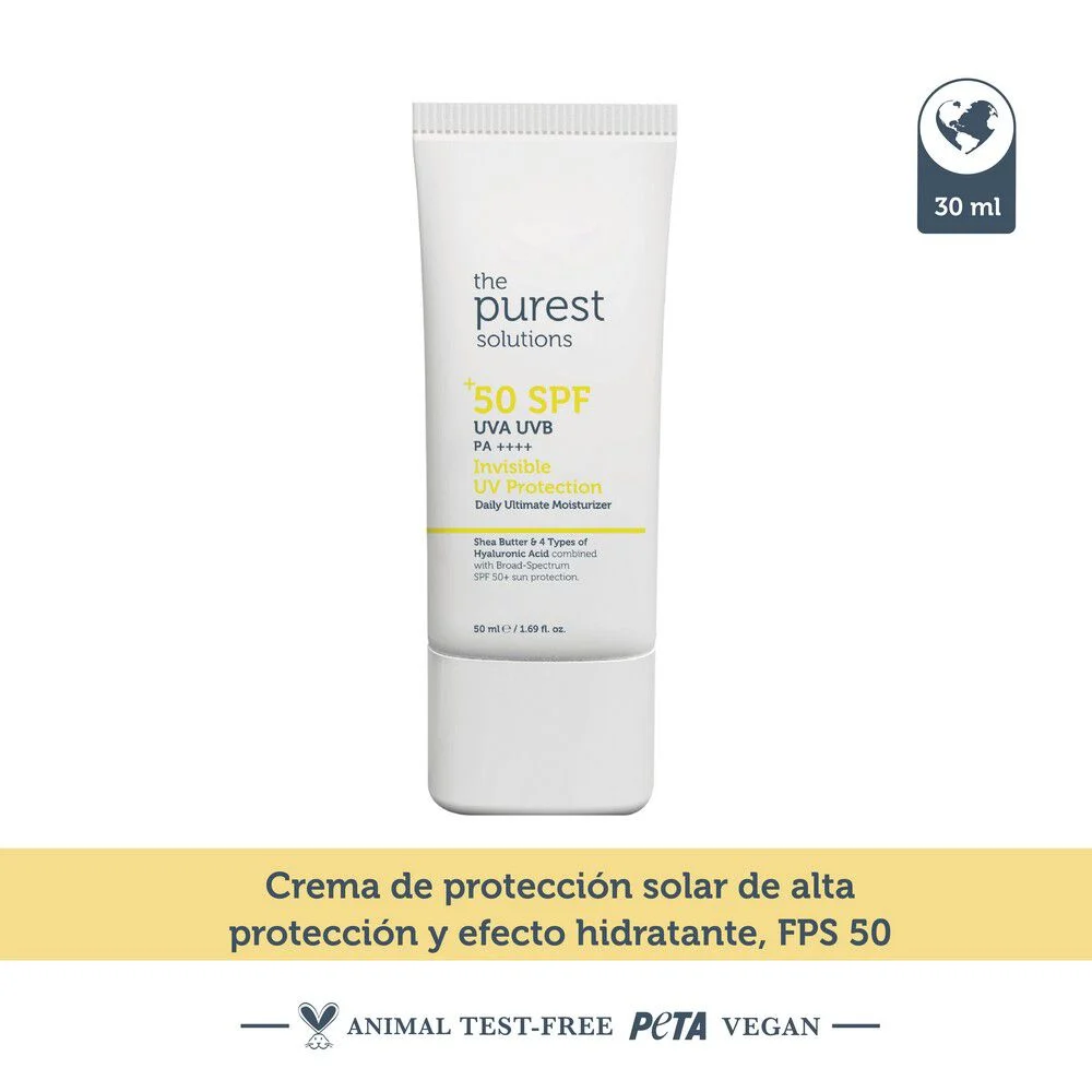 The Purest Solutions Invisible UV Protection SPF 50+ Crema Facial 50 ml