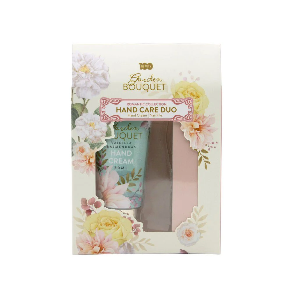 Beauty 100 Set Romantic Crema de Manos 50ml + Lima - Vainilla y Almendra