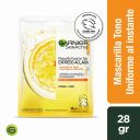 Skin Active Mascarilla Facial En Tela Express Aclara Vitamina C + Limón X1