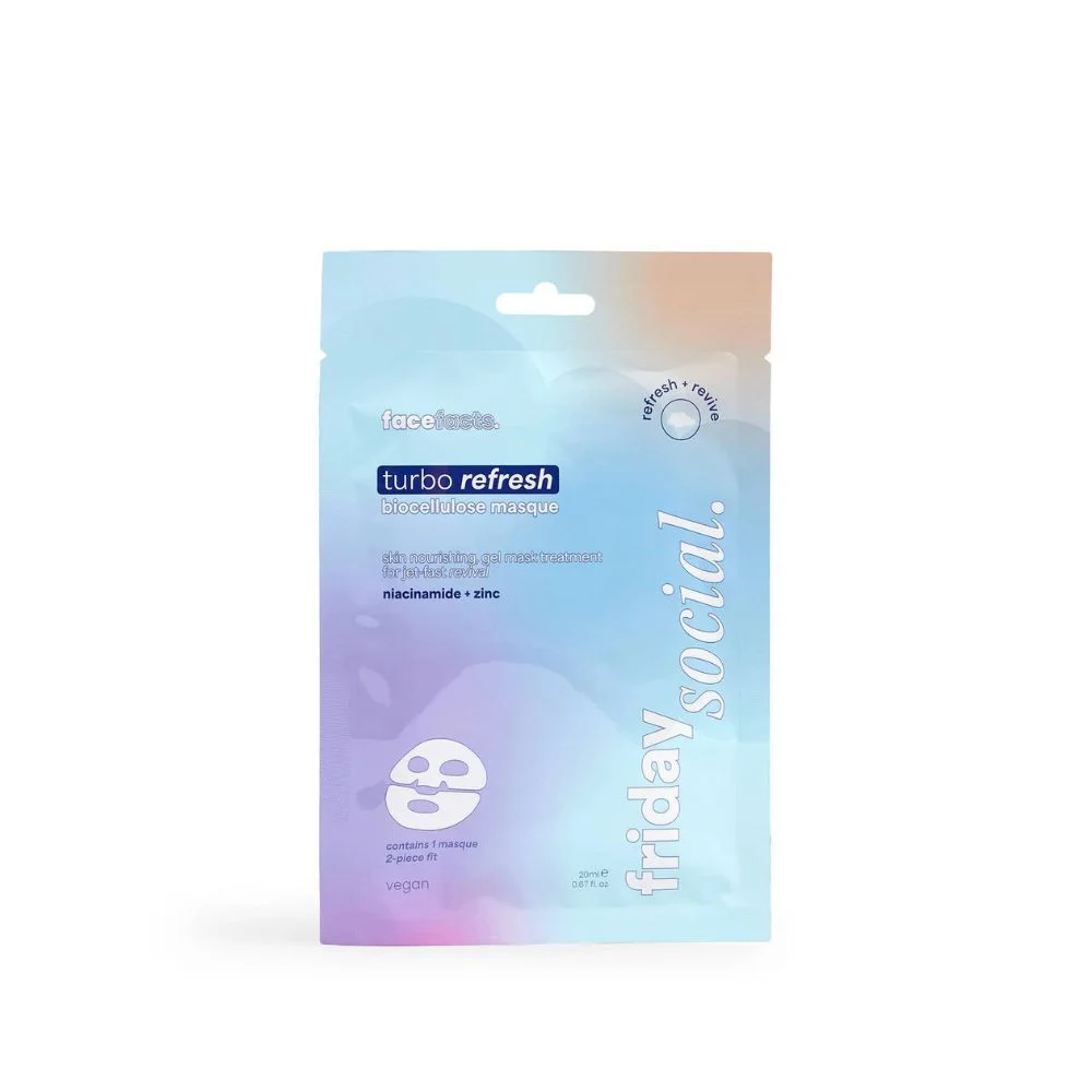 Face Facts Turbo Refresh Mascarilla Gel 20 ml - Niacinamida + Zinc