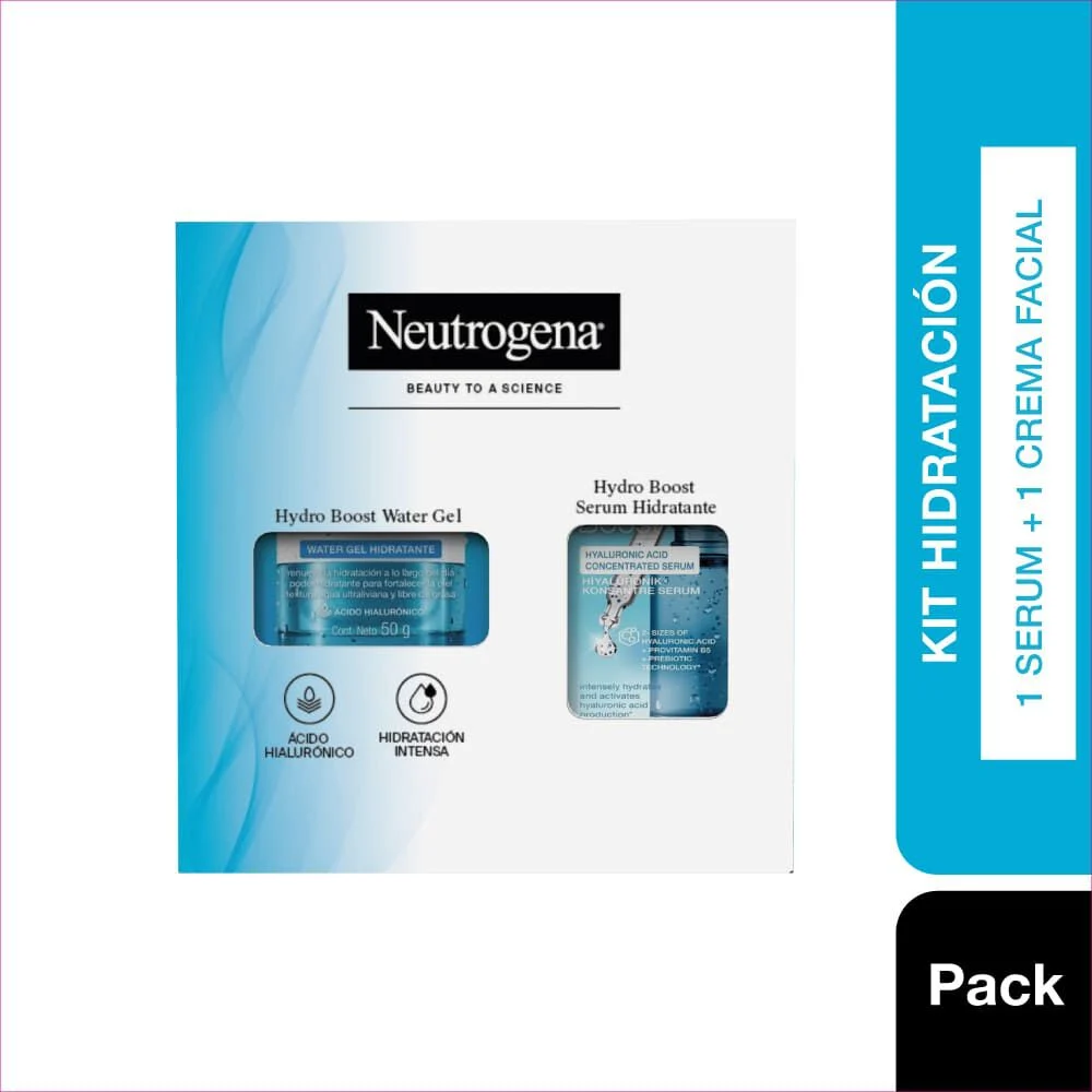 Neutrogena Hydro Boost Kit Hidratación 50g + 30ml