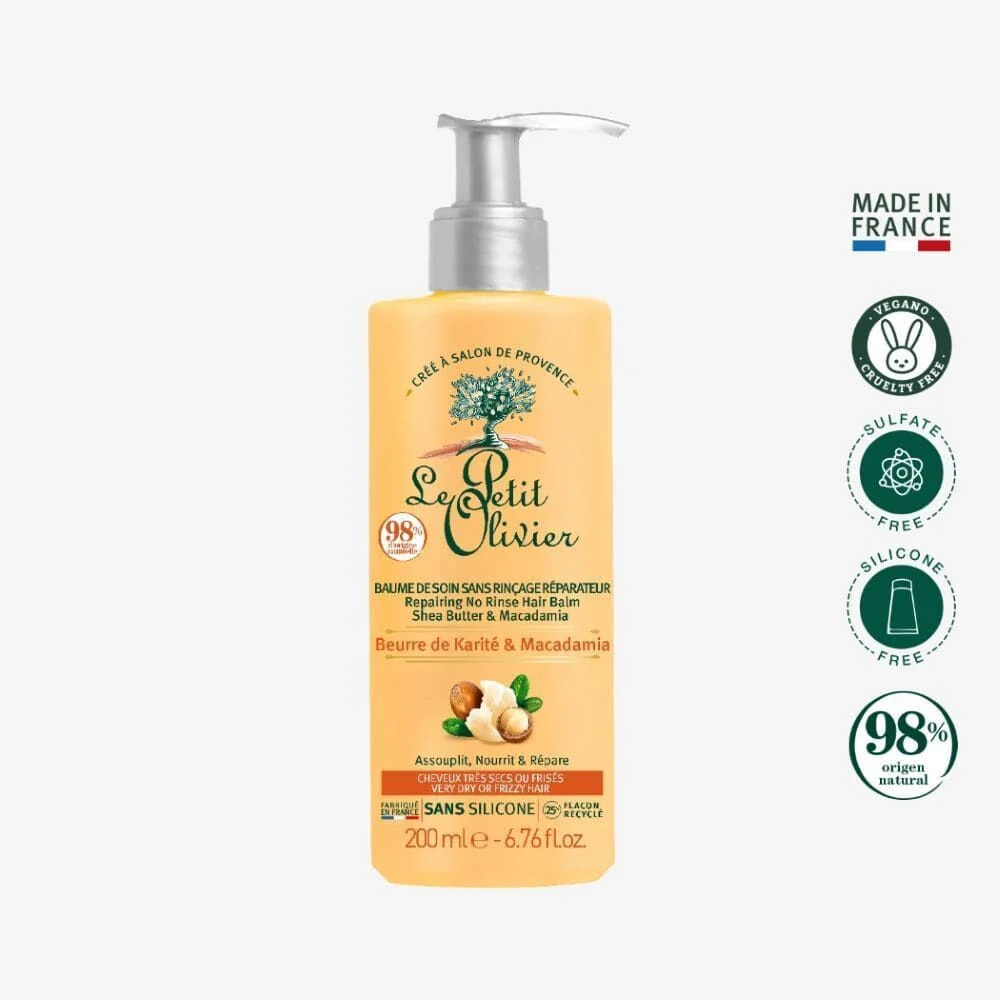 Le Petit Olivier Crema de Peinar Karité y Macadamia 200 ml