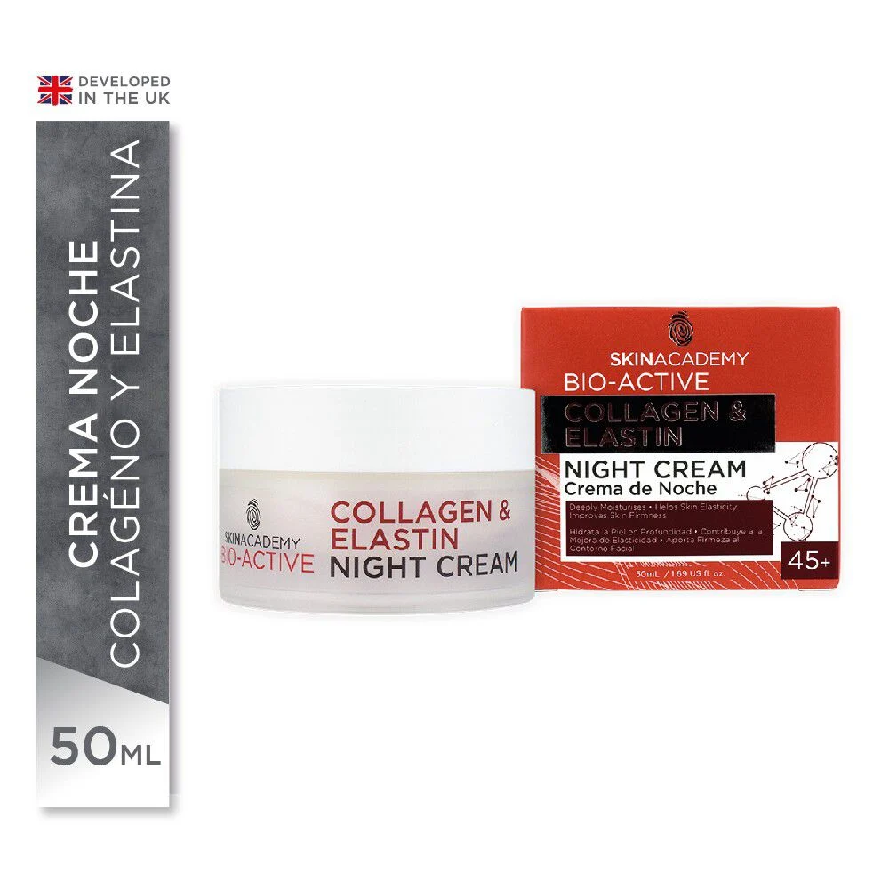 Skin Academy Crema Noche Antiage 45+ Collagen 50 ml