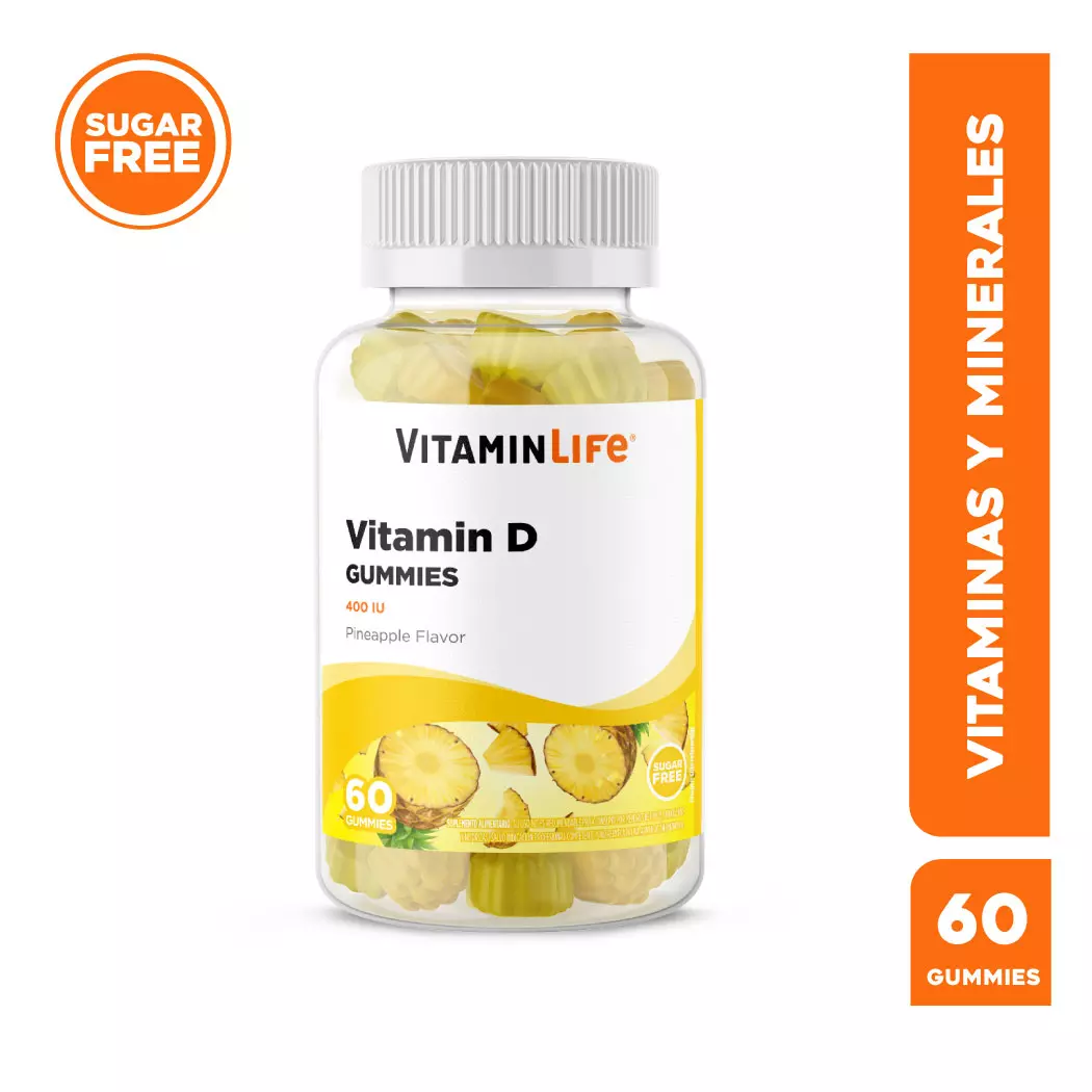 VitaminLife Vitamin D 400 UI 60 Gummies - Vitamina D