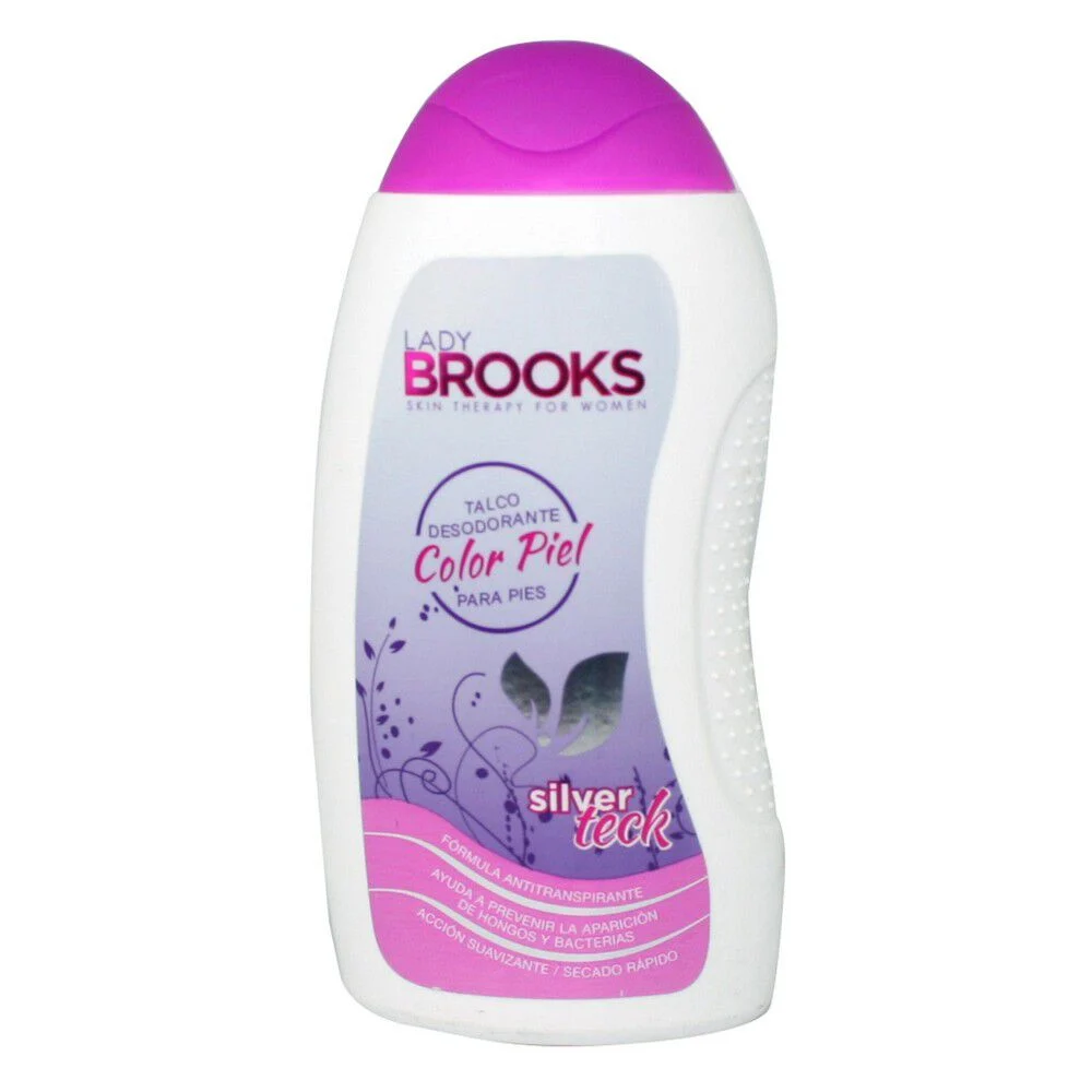 Lady Brooks Silver Teck Talco Desodorante para Pies 80 g