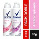 Rexona Pack 2 Unidades Spray Femenino Antitranspirante 90g