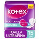 Kotex Toalla Higiénica Nocturna Ultrafina Malla 15 un