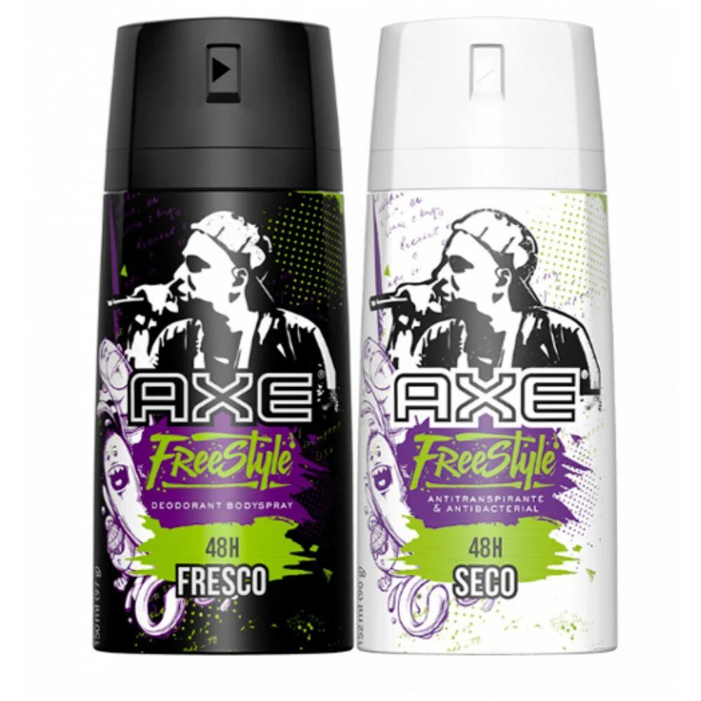 Axe FreeStyle Pack Desodorante Fresco + Antitranspirante Seco 300 ml