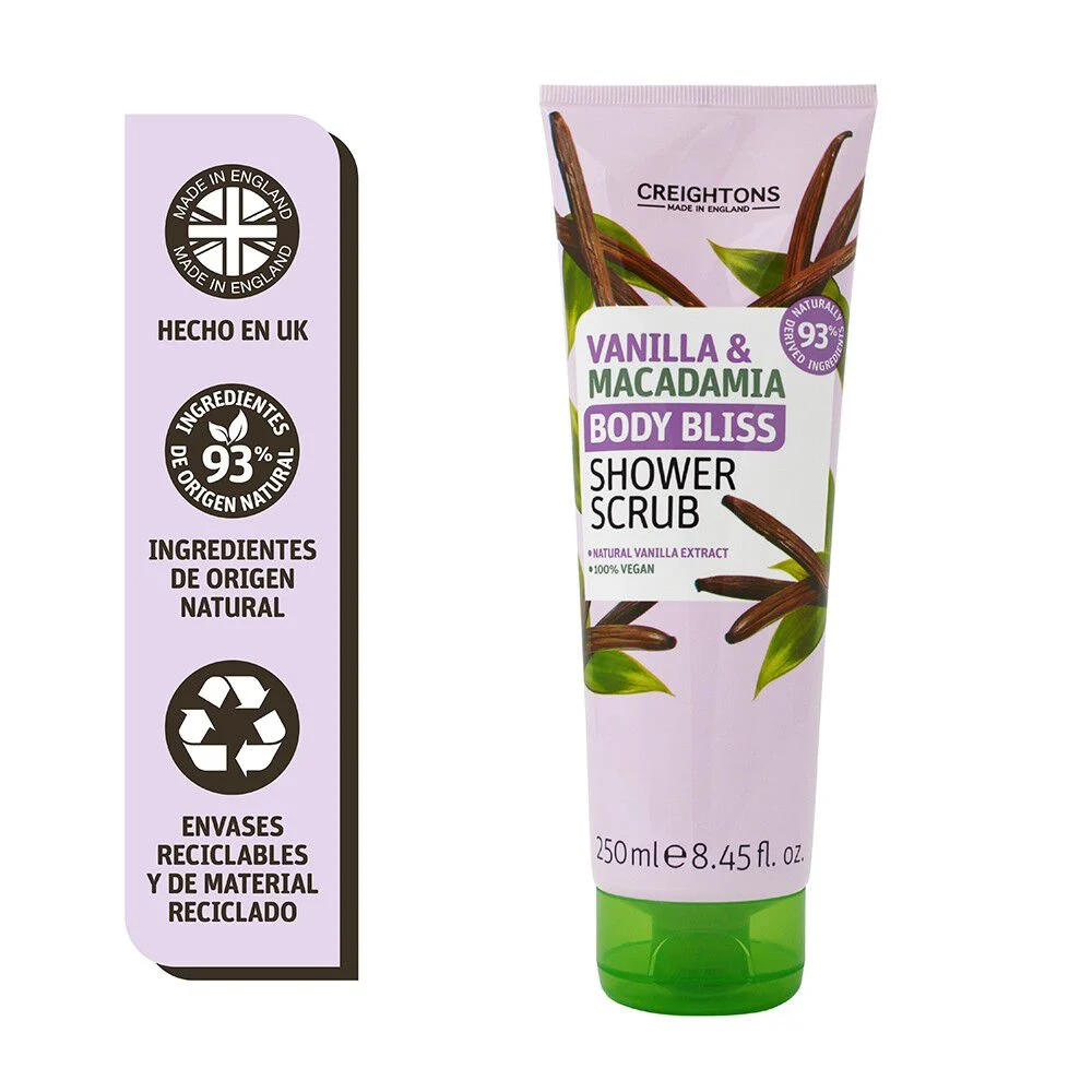 Creightons Body Bliss Exfoliante Vanilla Macadamia 250 mL