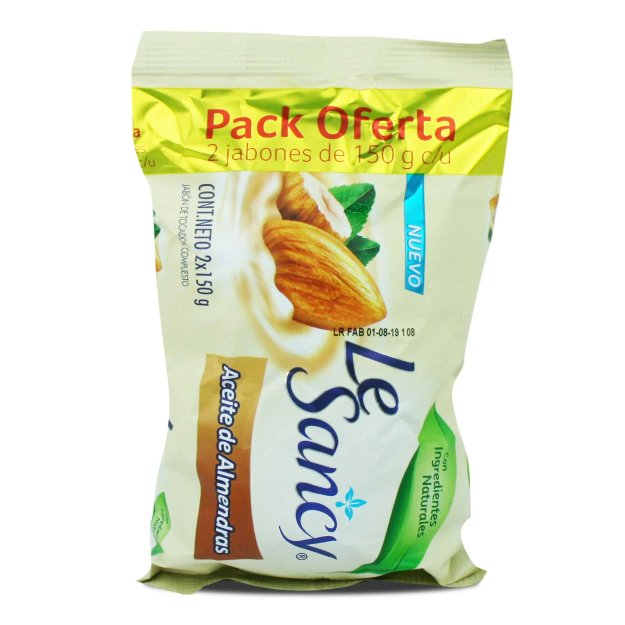 Le Sancy Aceite de Almendras Jabón 2x150 g