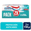 Pack Crema Dental Advanced Triple Protección Con Flúor 158 grs x2
