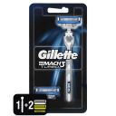 Gillette Mach3 Turbo Máquina + 2 Cartuchos