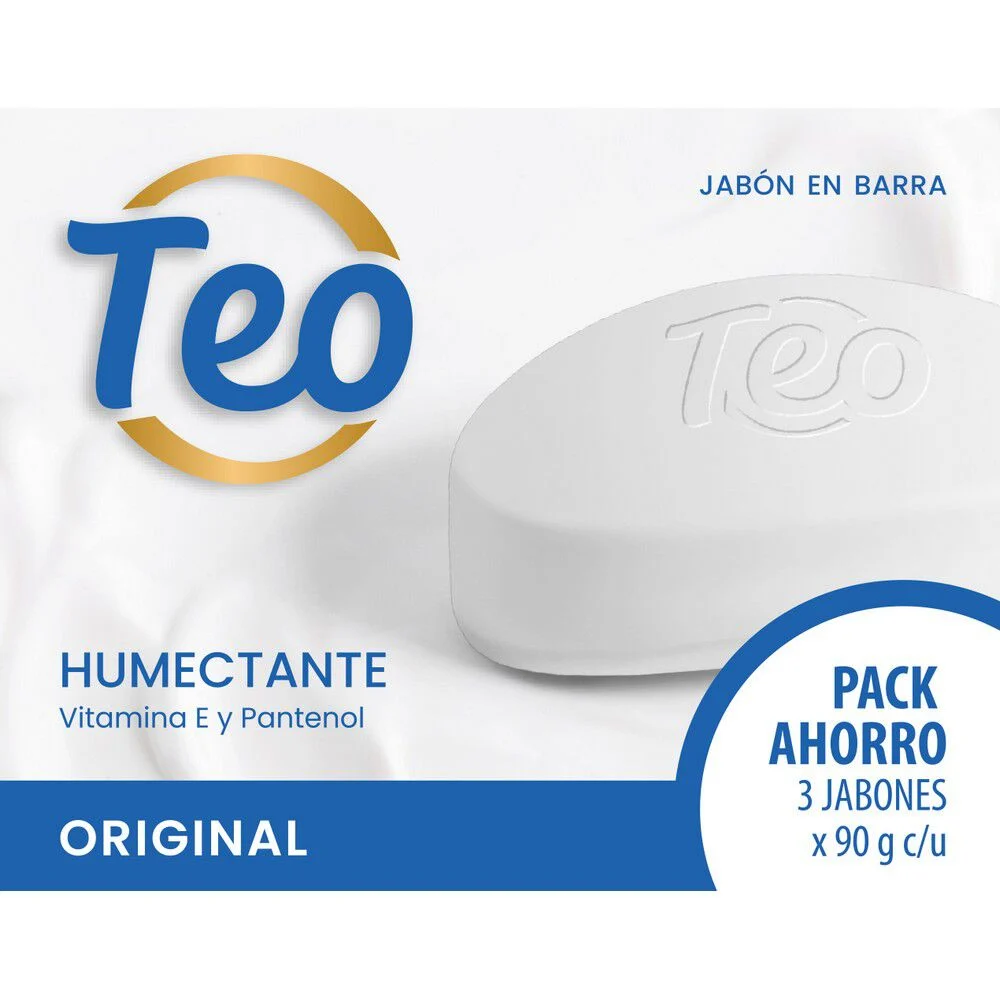 Teo Original Humectante Pack 3 Jabones 270 g