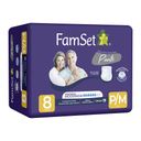 FamSet Ropa Interior Desechable Adulto Unisex Talla P/M 8 Unidades