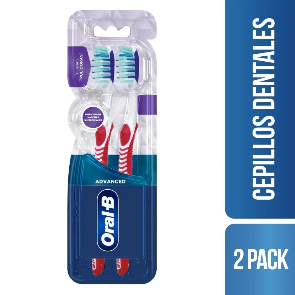 Oral-B 3D White Radiant Cepillo Dental Medio 2 Unidades