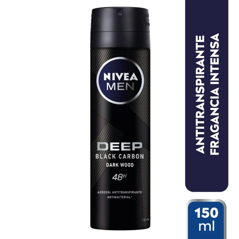 Nivea Men Deep Dark Wood Antitranspirante Spray 150 ml