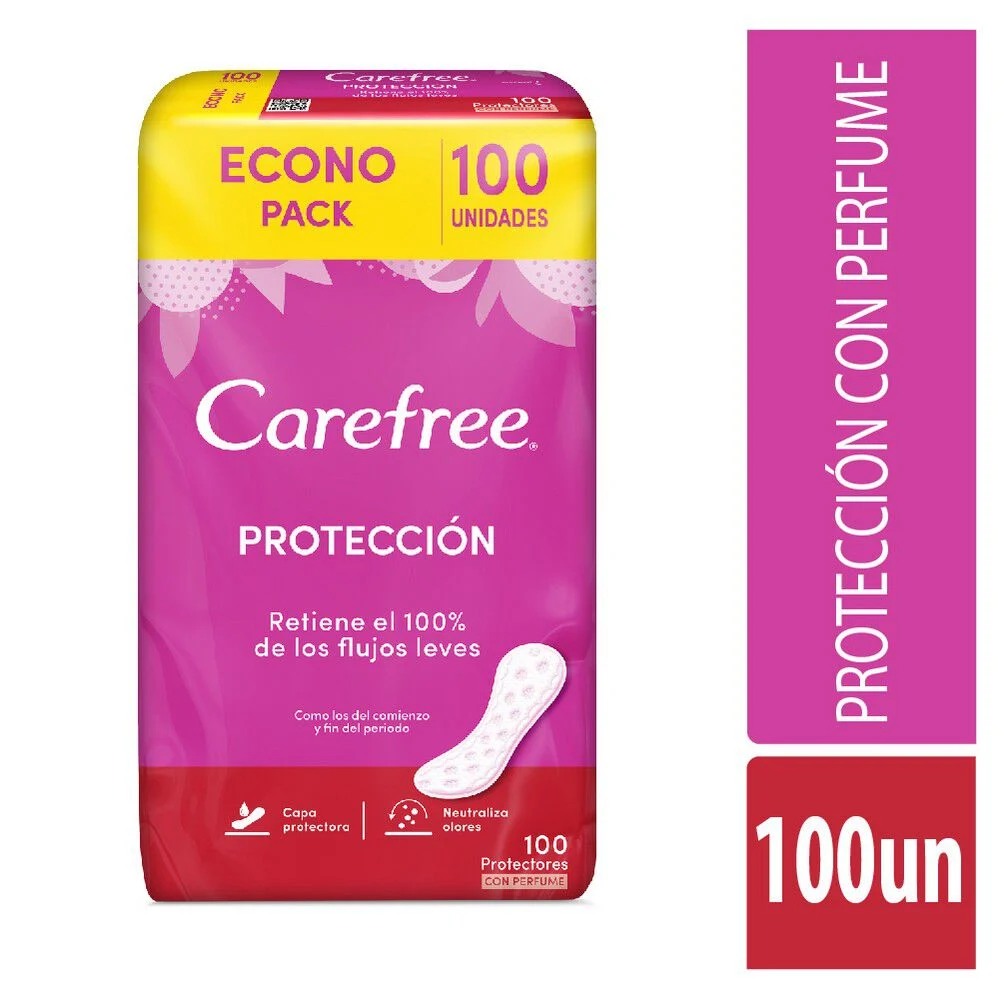 Carefree Protección 100 Unidades - Protectores Diarios