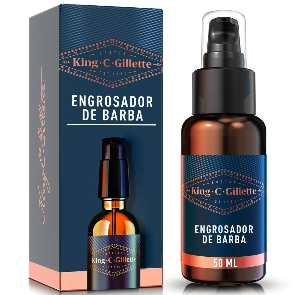 King C Gillette Engrosador de Barba Serum 50 ml