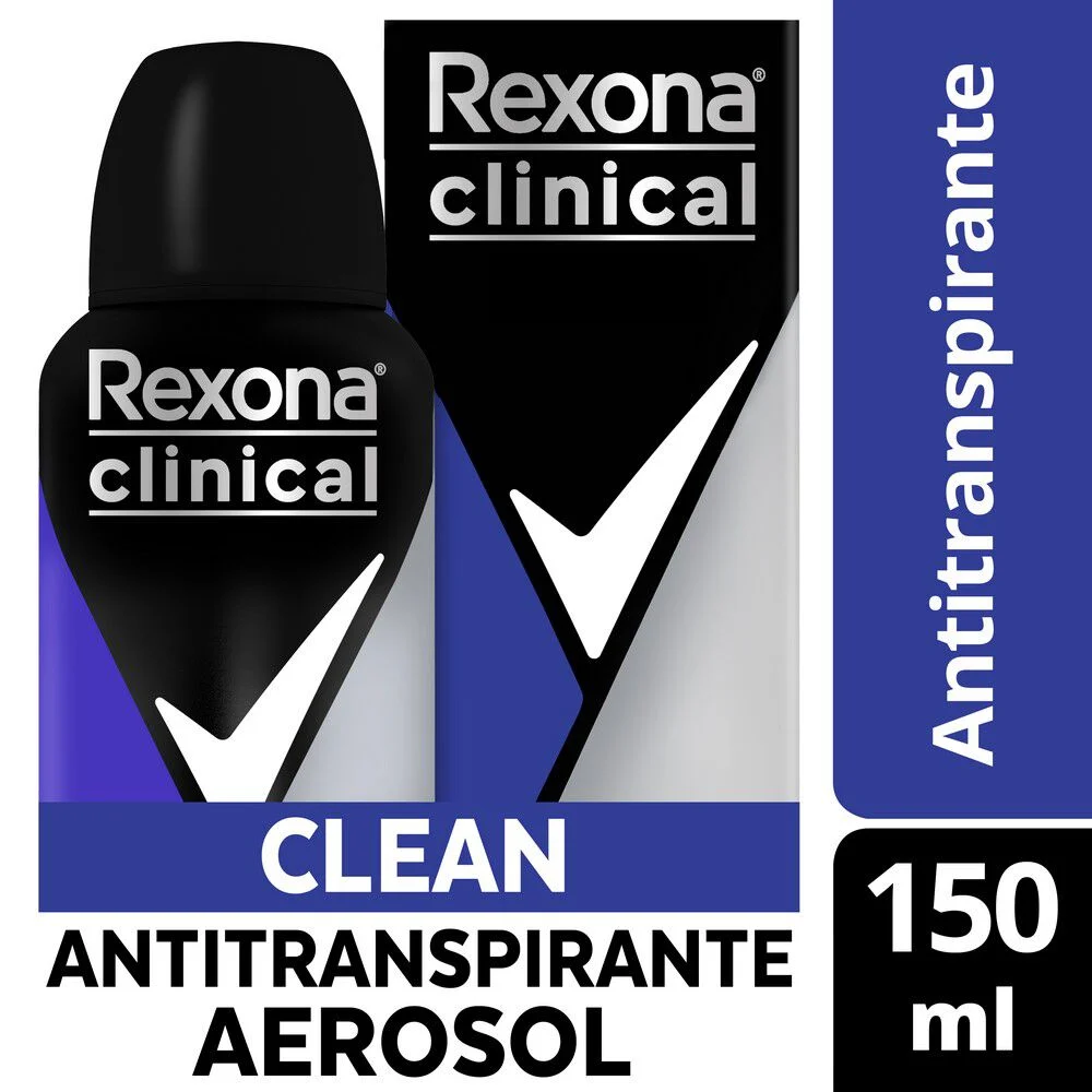 Rexona Clinical Clean Antitranspirante Hombre 150 ml