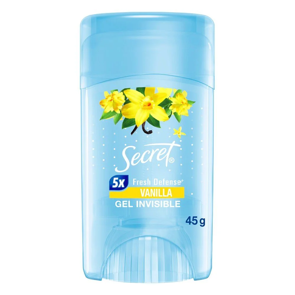 Secret 5X Fresh Defense Clear Gel Vanilla 45 g