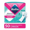 Nosotras Protectores Diarios Largos Control Olor 50 Unidades