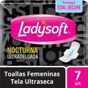 Ladysoft Nocturna Ultradelgada Larga Tela Ultraseca 7 Unidades
