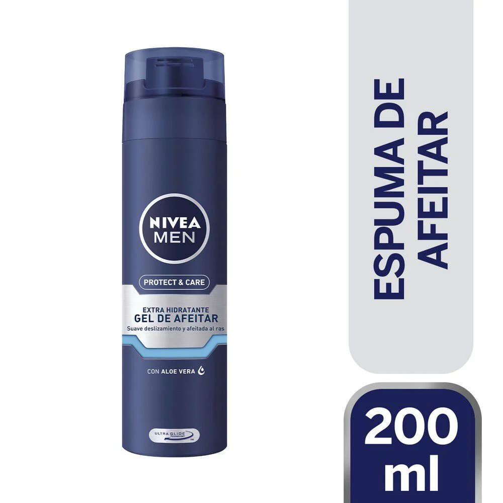 Nivea Men Protect & Care Extra Hidratante Espuma de Afeitar 200 ml