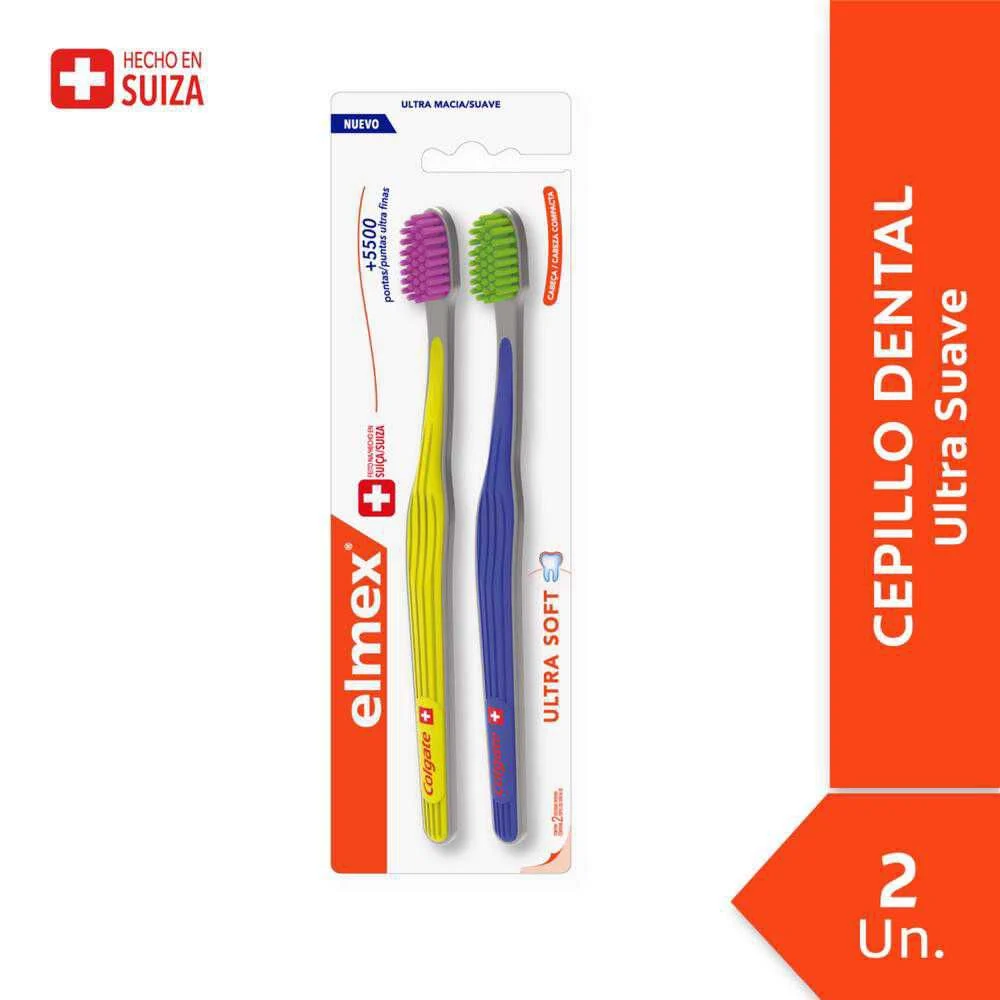 Elmex Ultra Soft Cepillo de Dientes 2 Unidades