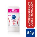NIVEA Barra Black&White Dry Comfort Femenino 54g