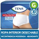 TENA Pants Ultra Protect ProSkin G 30 Unidades - Ropa Interior Desechable