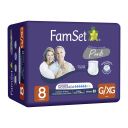 FamSet Ropa Interior Desechable Adulto Unisex Talla G/XG 8 Unidades