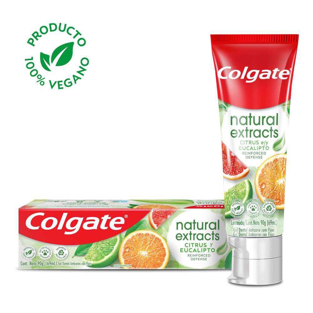Colgate Natural Extracts Citrus y Eucalipto Pasta Dental 90 g