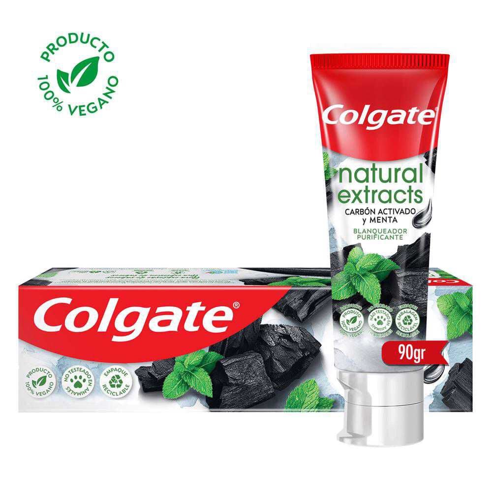 Colgate Natural Extracts Carbón Activado y Menta 90 g