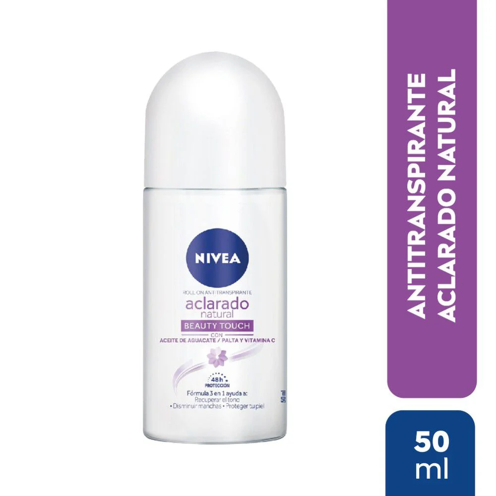 Nivea Roll On Aclarado Natural Beauty Touch 50 ml
