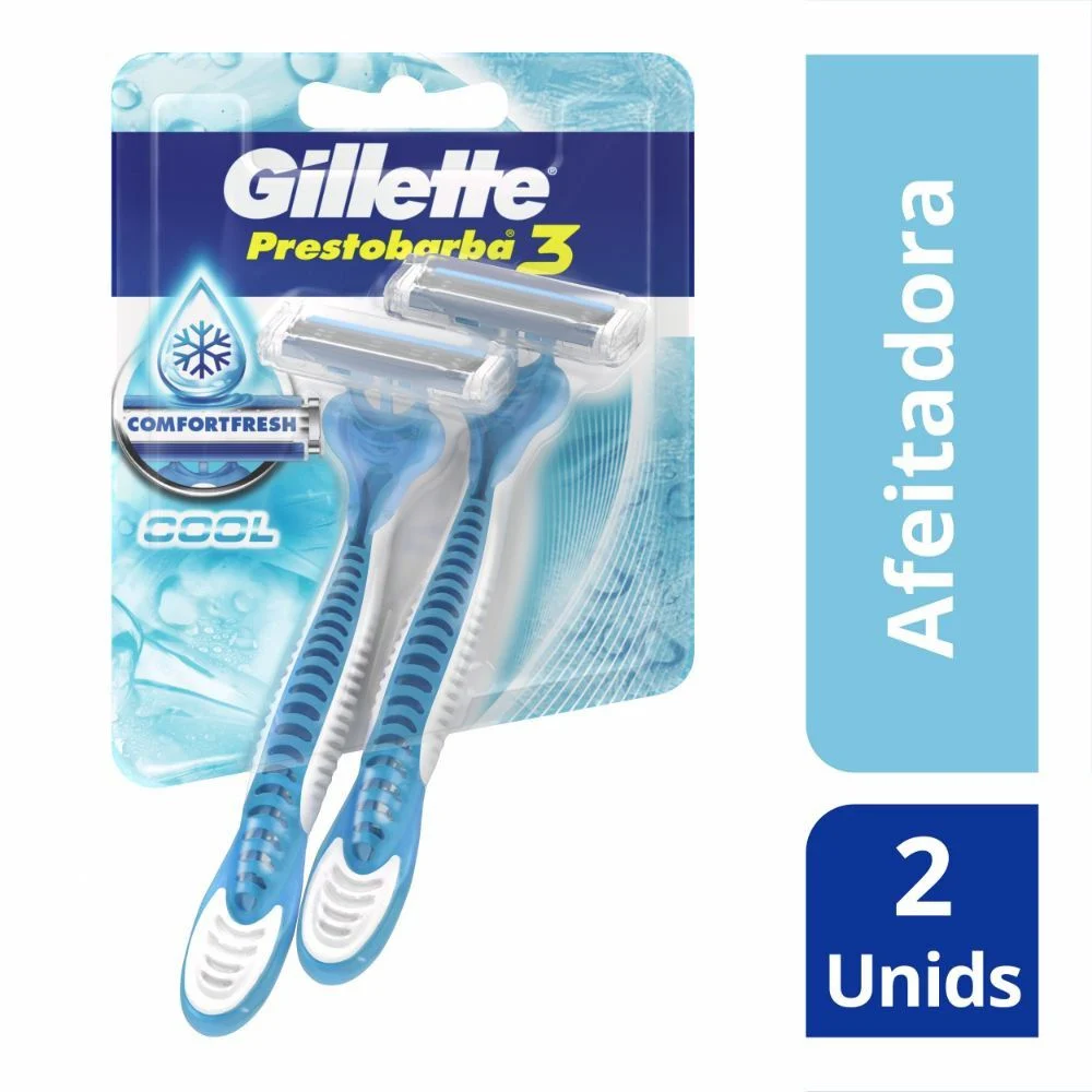 Gillette Prestobarba3 Cool 2 Unidades