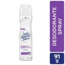 Lady Speed Stick Zero Lavanda Aerosol 91 g