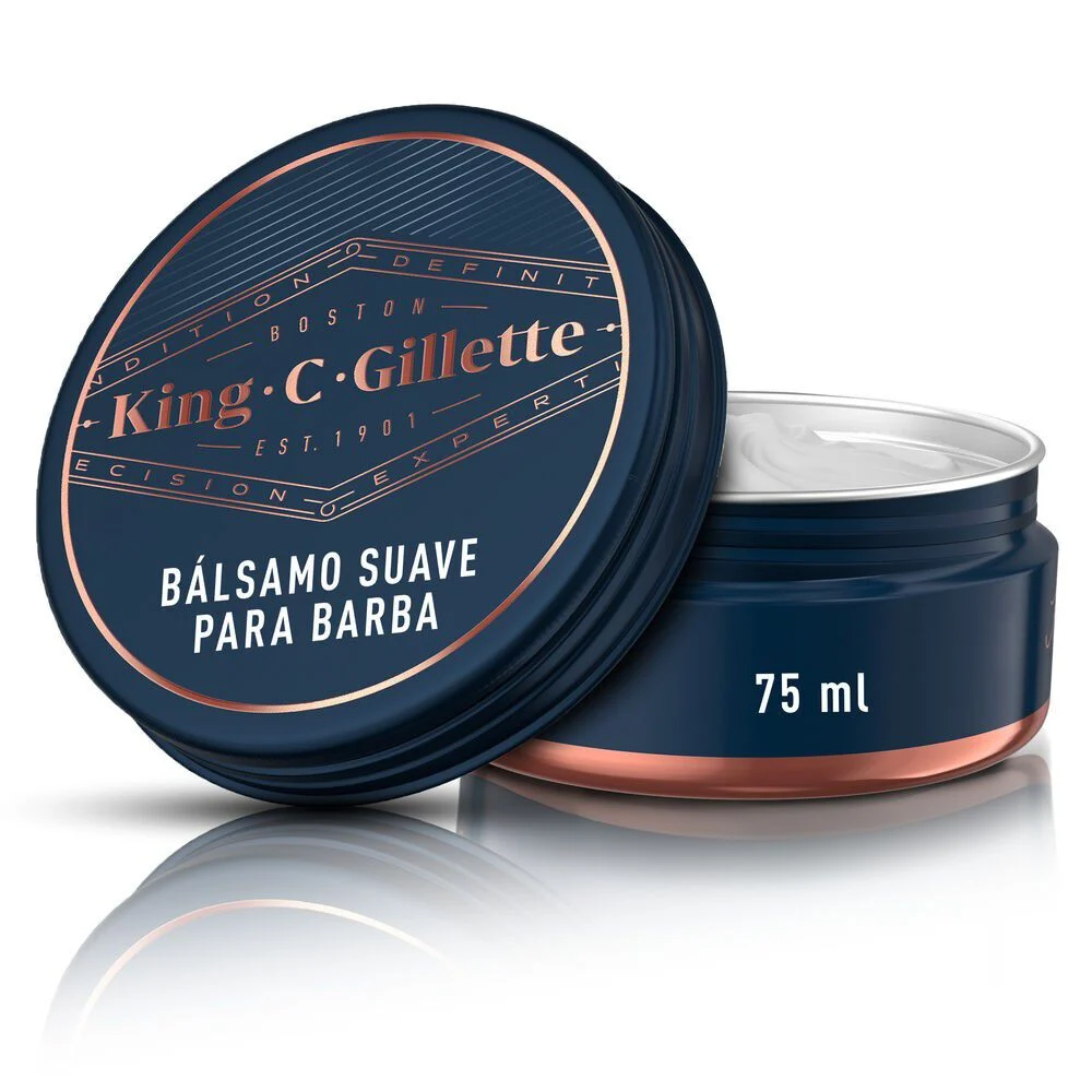 King C Gillette Bálsamo Suave para Barba 75 ml