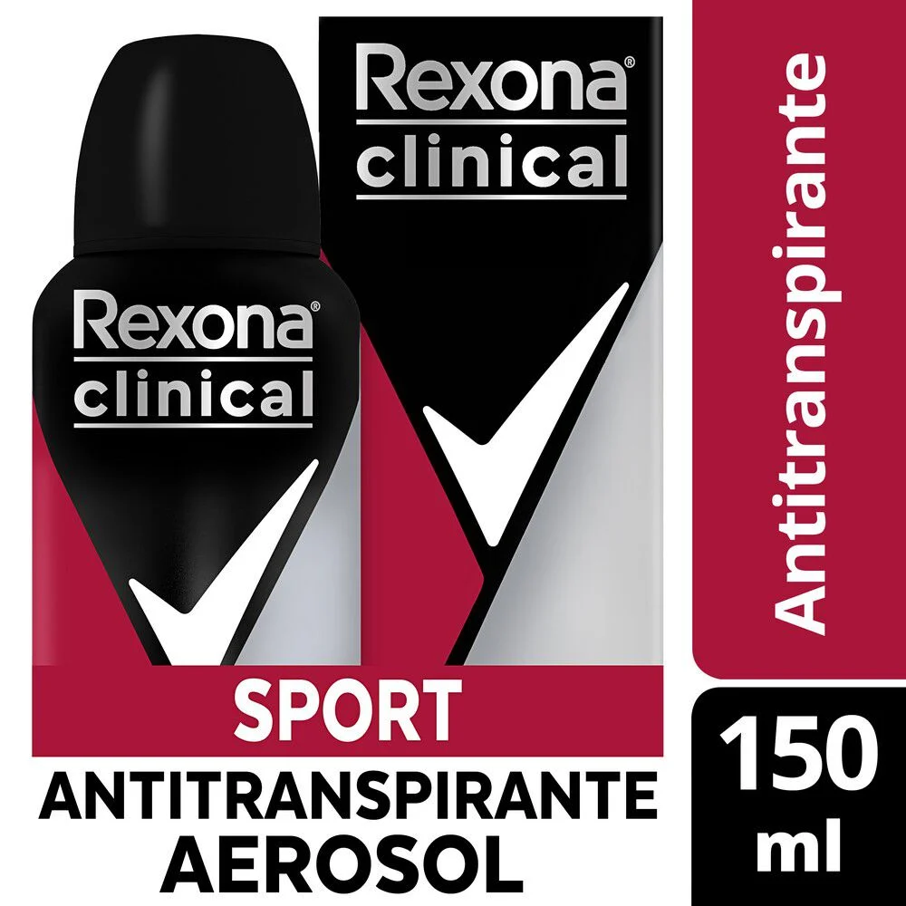 Rexona Clinical Antitranspirante Aerosol Sport 150 ml