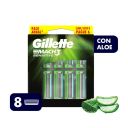 Gillette Mach3 Sensitive Cartuchos 8 Unidades