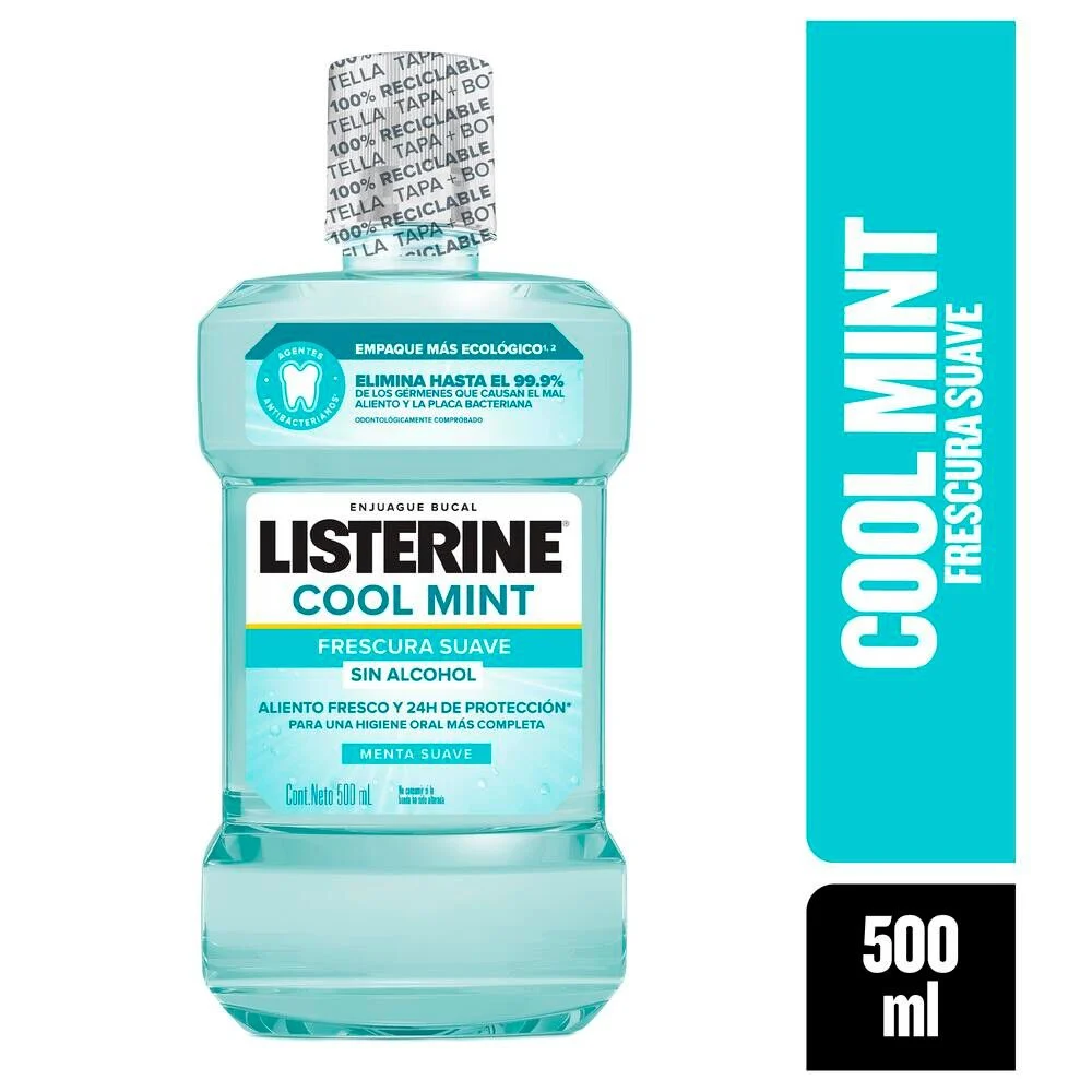 Listerine Cool Mint Zero Alcohol 500 ml