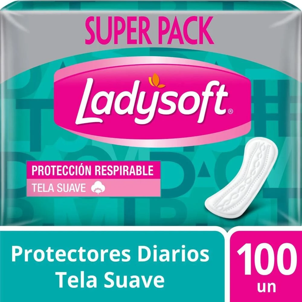 Ladysoft Protectores Diarios Clásico 100 Unidades