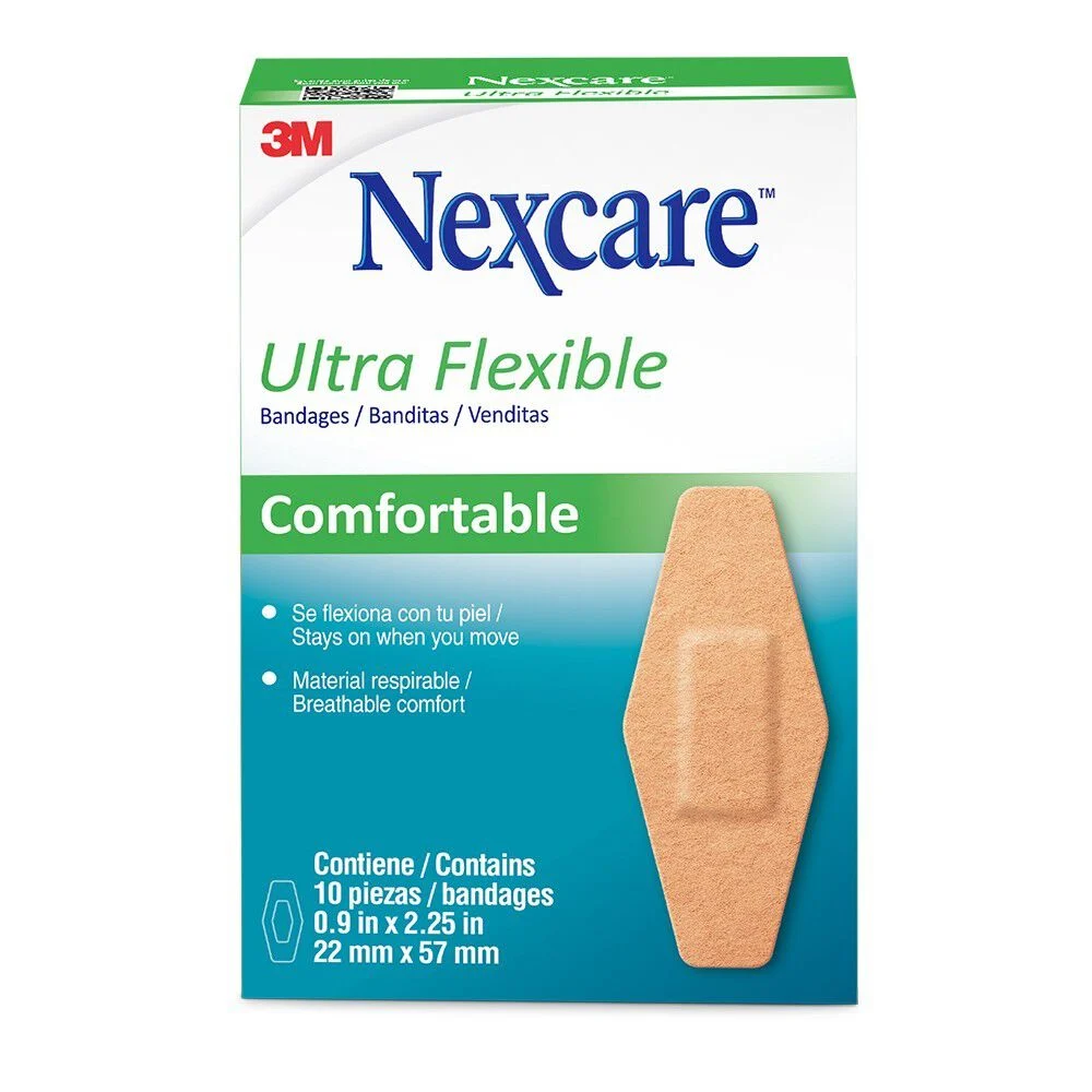 Nexcare Ultra Flexible 10 Parches - Venditas Flexibles 3M